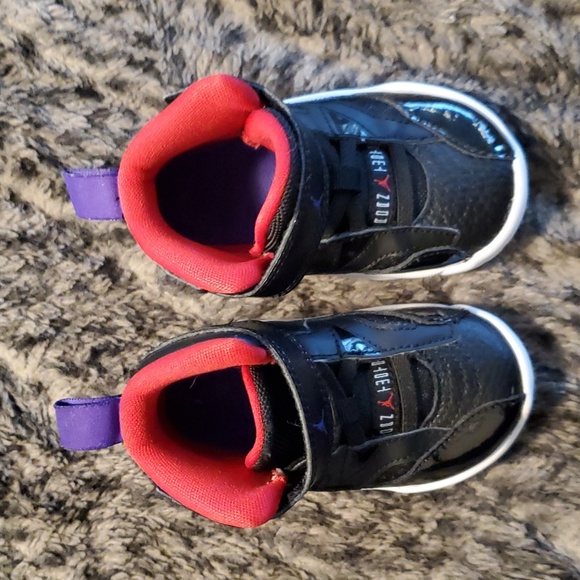 Jordan Jumpman  Two Trey Black True Red Dark Concord...Size 5C!! - Picture 7 of 8